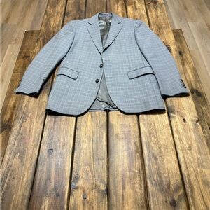 Stafford Men’s Classic Fit Plaid Suit
